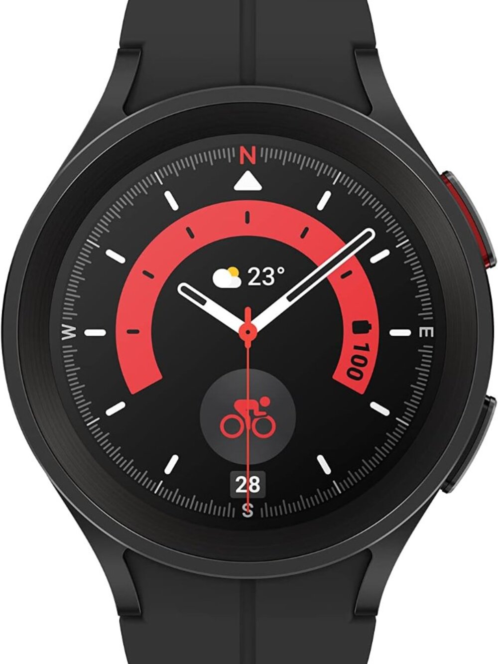 Samsung Galaxy Watch 5 Pro 45mm Bluetooth GPS Smartwatch Black Like New - Picture 2 of 7